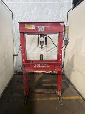 55 TON CAROLINA INDUSTRIAL HYDRAULIC H-FRAME PRESS. STOCK #0430826