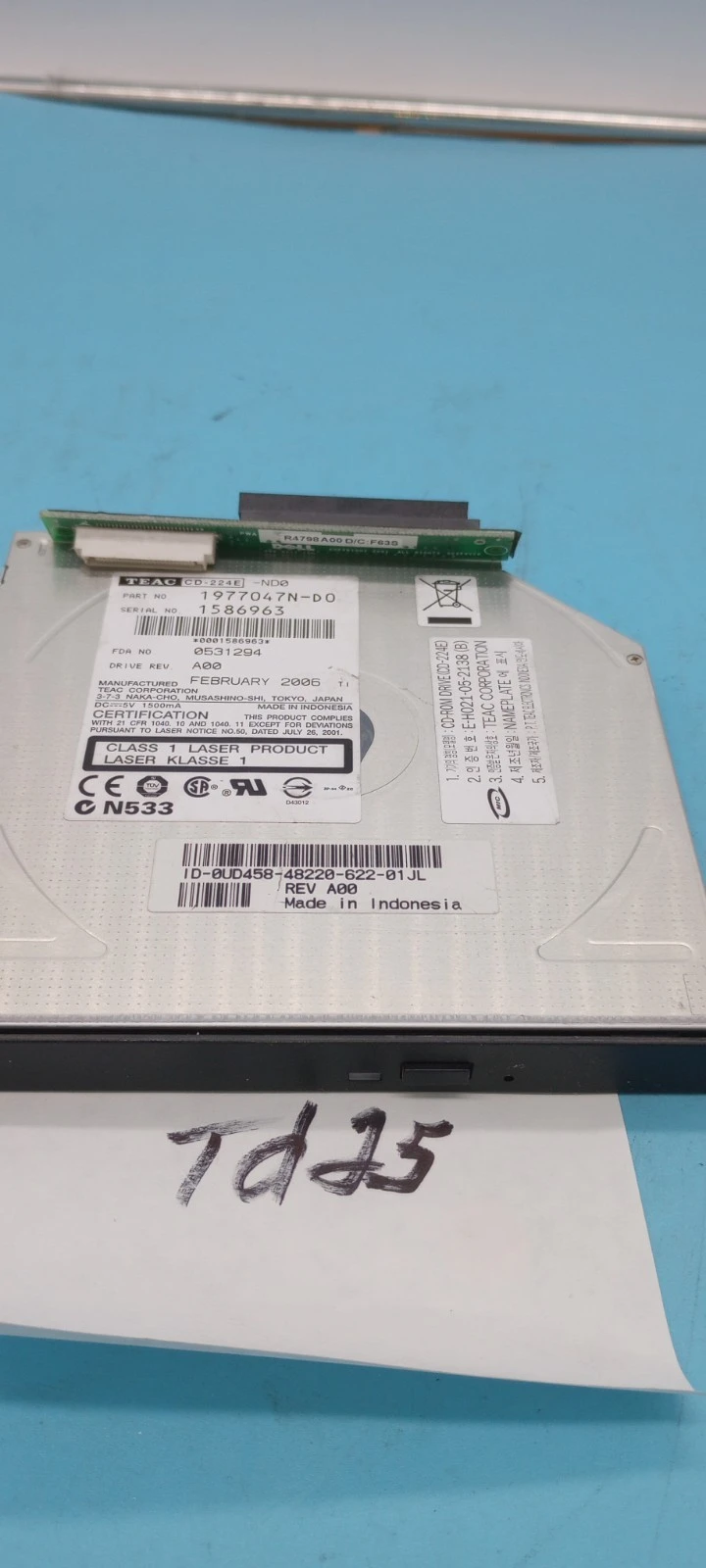 USED TEAC CD-224E-NDO