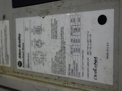 Used ALLENBRADLEY 280DF12Z10CGRW3PI Starters Ohio US | HGR 24 #885603
