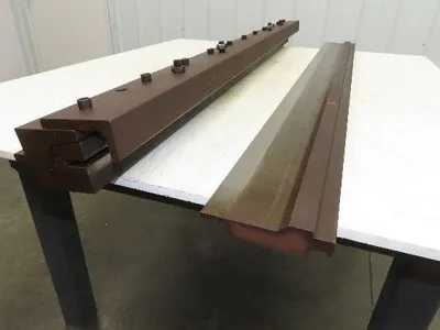 Press Brake U Bend Punch Die Set 53" Long 1" Deep 7/16" OD 1-5/16" Backstop