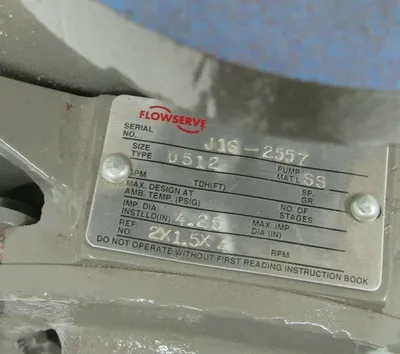 USED FLOWSERVE D512