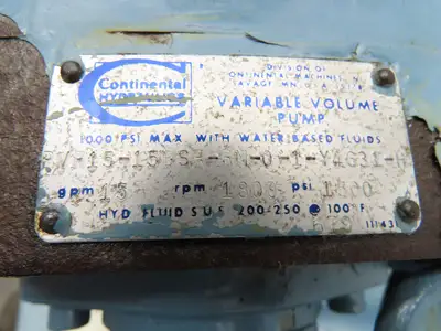 Used CONTINENTAL HYDRAULICS _UNKNOWN_ Miscellaneous MRO Indiana US | Arrow Industrial #636936