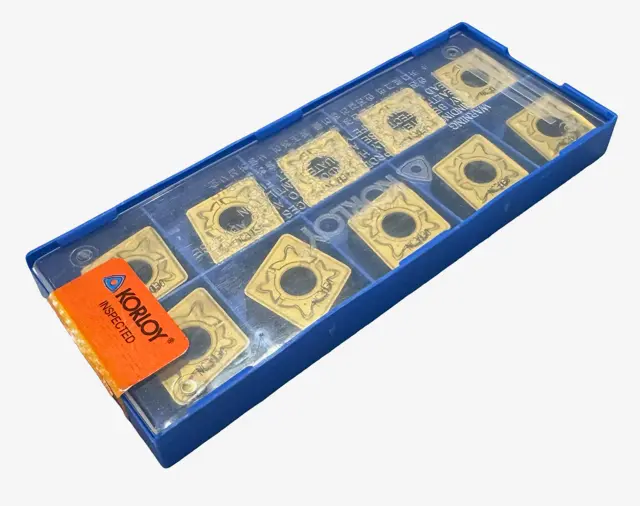 Korloy Carbide Insert CNMG644 Grade NC3030 Turning Inserts 10 Pack