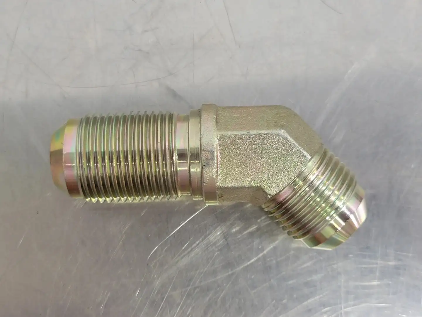 45 Deg Elbow Adapter M-12 JIC X M-12 JIC 3/4" x 3/4" (Bag of 3)