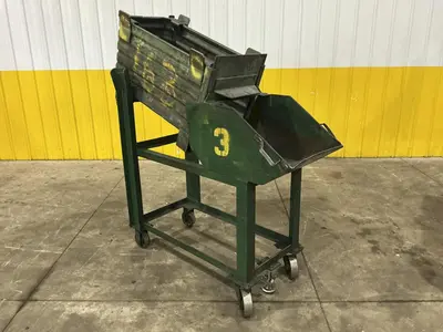 36” x 18” x 18” STEEL STACKABLE PARTS BIN TUB CONTAINER WITH DUMP DOOR, 200+ AVAILABLE: YOBRO #25062
