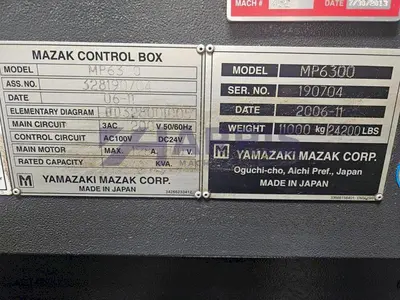 USED 2006 MAZAK MP6300