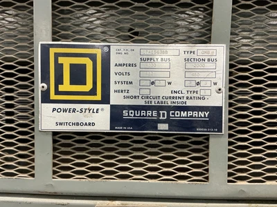 Used Square D 17-15638B Electrical Panels Ohio US | Equipment Recovery Corp. #1329654