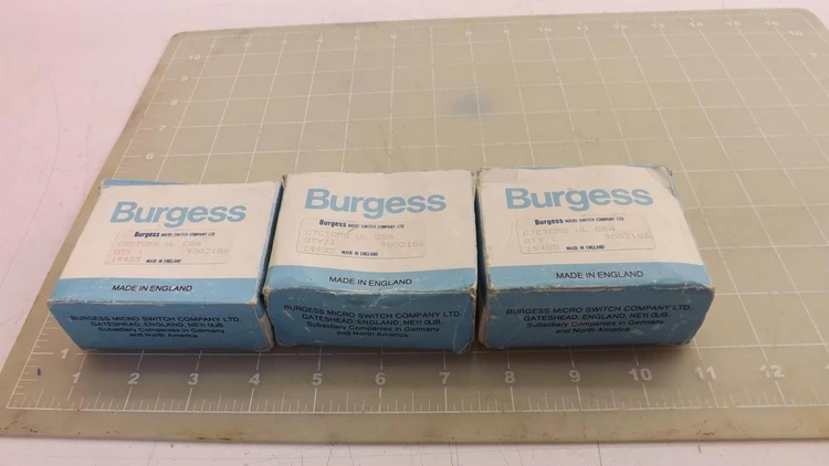 New | in-Stock BURGESS _UNKNOWN_ Relays & Switches | OCO Industrial #1667329