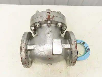 Velan F12-0114C-02TY Cast Iron Flanged Check Valve 4" Class 150 Flange