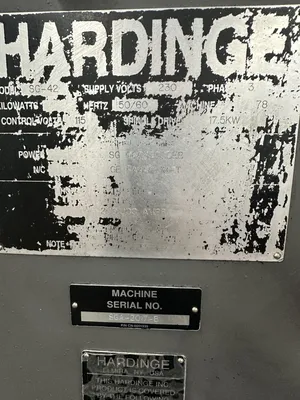 USED 2000 Hardinge CONQUEST T42