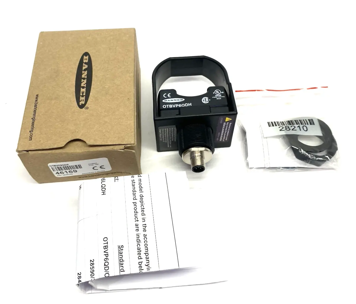 New | in-Stock Banner Engineering Optical Momentary Action Touch Button w/Black F.C. 46169 Photoelectric Sensors Michigan US | Maverick Industrial Sales #1403005