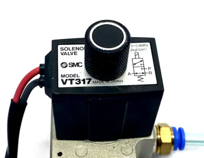 VT317-5G-02N | SMC  3-Port Solenoid Valve 24VDC 1/4" NPT - Used