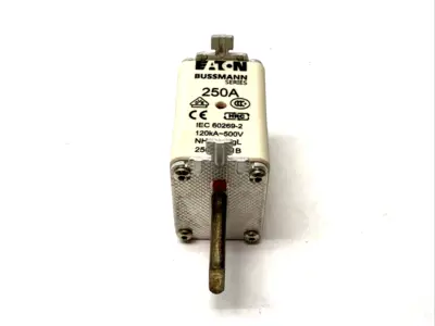 Eaton 250NHG1B Low Voltage NH Fuse Live Gripping Lug 500V 250A 120 kAIC - New