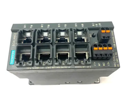 USED SIEMENS SCALANCE X108POE UNMANAGED IE ETHERNET SWITCH SIMATIC NET