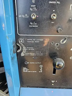 USED 1990 MILLER SYNCROWAVE 500