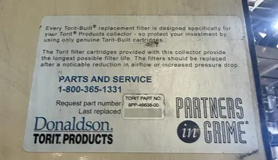 USED DONALDSON/TORIT IG483884-001