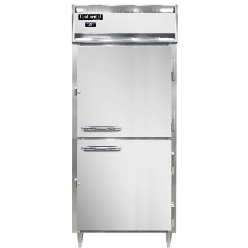 Continental D1RXNHD 36 1/4" One Section Reach In Refrigerator, (2) Right Hinge Solid Doors, Top Compressor, 115v
