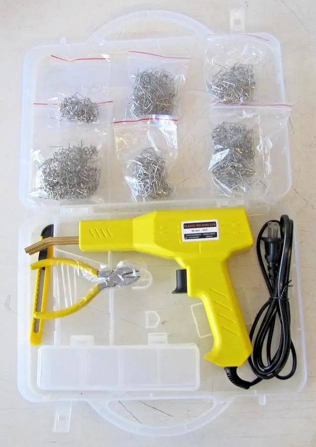 Plastic Welding Gun Kit H50 Soldering Tool Welder With Staples