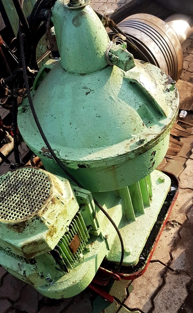 Alfa-Laval S-400 fuel/lube oil purifier, 316SS.