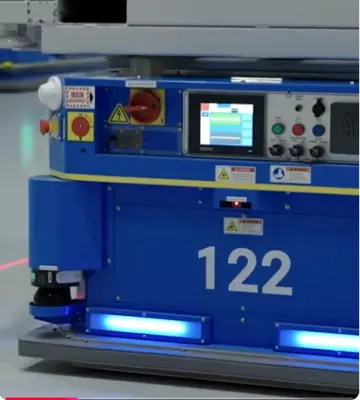 Hyundai Rotem SKD AGV Automatic Guided Robot – Factory Automation – NEW!