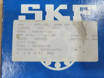 USED SKF 6213/C3