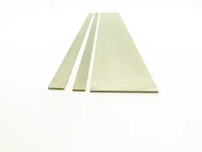 1018 Carbon Steel Ground Flat Bar Stock 1/8"Thick x 24"L  3/4", 1", 4" Lot of 3