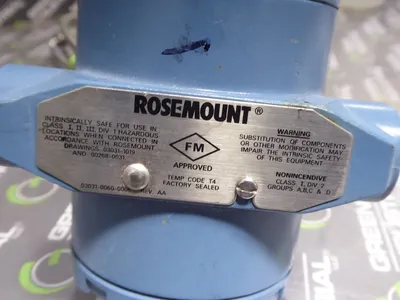 Rosemount 3051CG4A22A1AS1B4I5L4M5 Differential Pressure Transmitter 300 PSI Used