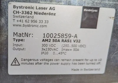 USED BYSTRONIC CH-3362