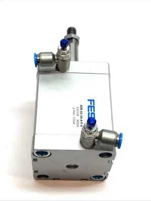 USED FESTO ADN-63-50-A-P-A COMPACT CYLINDER 63MM BORE 50MM STROKE 536338
