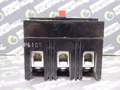 General Electric THED136100 Circuit Breaker 100 Amps 600VAC Used