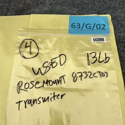 Used Rosemount 8732CT03N0M4    8711TSA005U5N0G1 Meters - Misc California US | Davliegogo LLC #1707921
