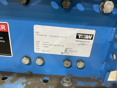 TGW 1118512 Roller Conveyer set, Width: 22", Length: 41' (2x6' a