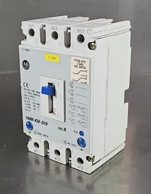 Allen-Bradley 140M- K5F-D10 Ser A CIRCUIT BRAKER. Loc 4F