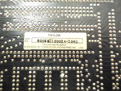 TAYLOR ELECTRONICS 6006BZ10002A PROCESSOR MODULE 6006BZ10002A-1040