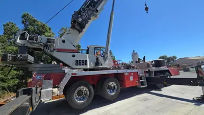 Used 2008 LINK-BELT HTC-8690 Telescopic Boom Lifts California US | Ben Kaplan Equipment #1233508