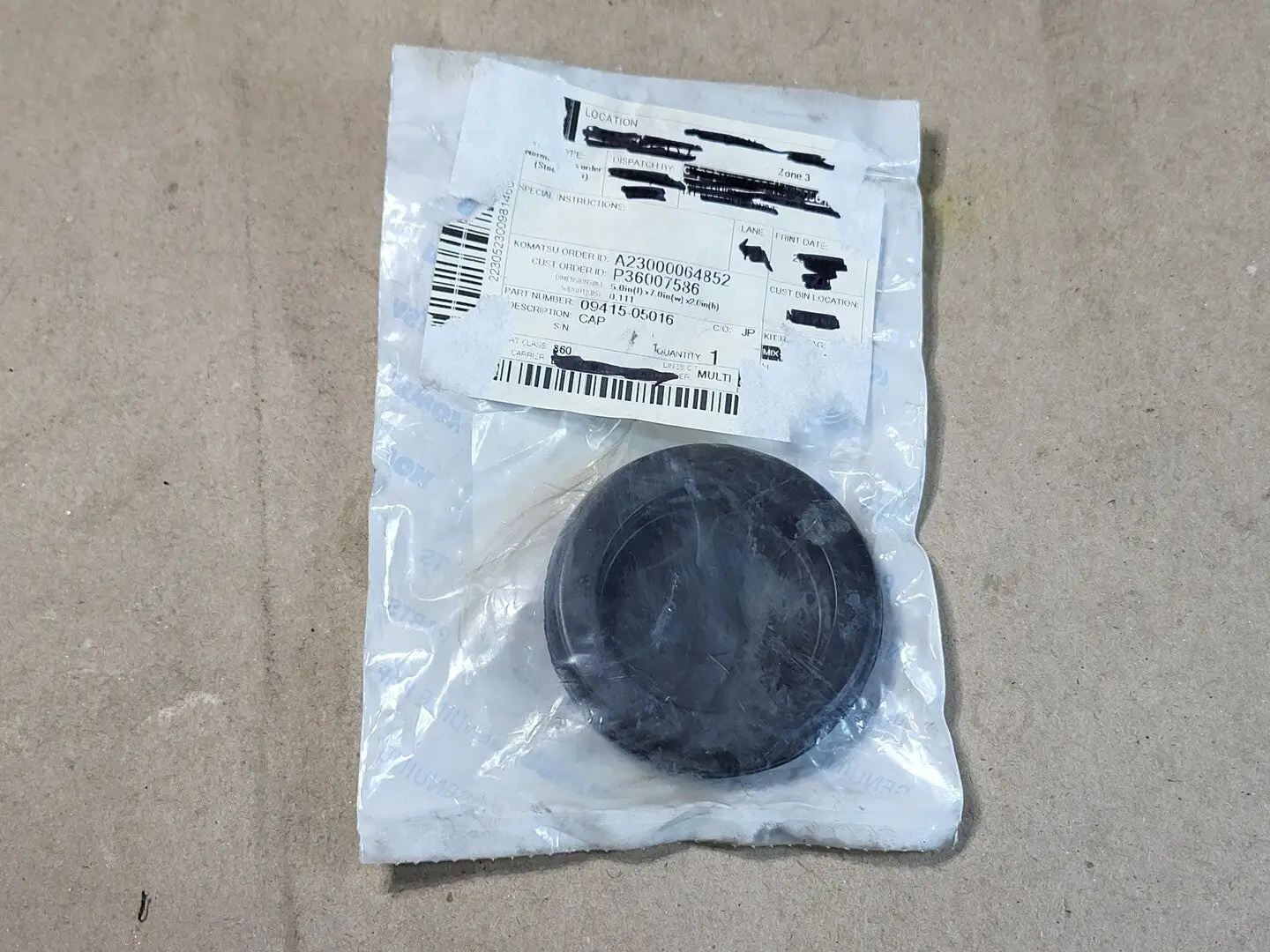 NEW KOMATSU 09415-05016