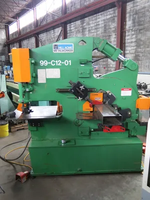 Hill-Acme Model 6A Hydraulic Ironworker 105 Ton Punching
