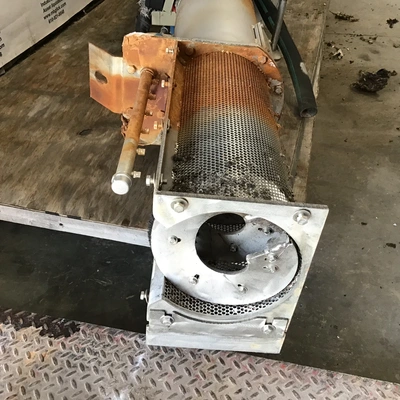 Huber Rotamat 3.3 Fine Screen 10” Waste Water Sludge Auger Stainless Steel