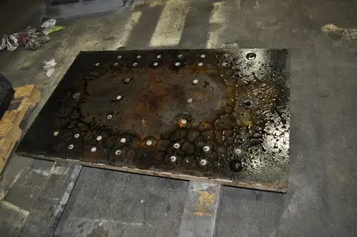 60" x 36" x 1.5" STEEL RAM PLATE