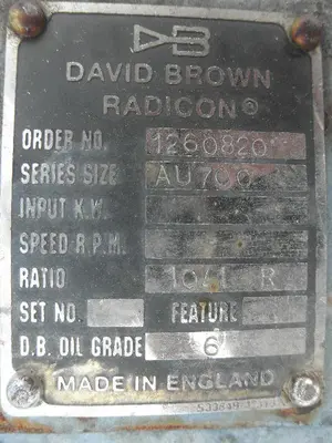 USED DAVID BROWN RADICON AU700