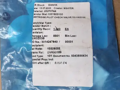NEW METSO 1001605100
