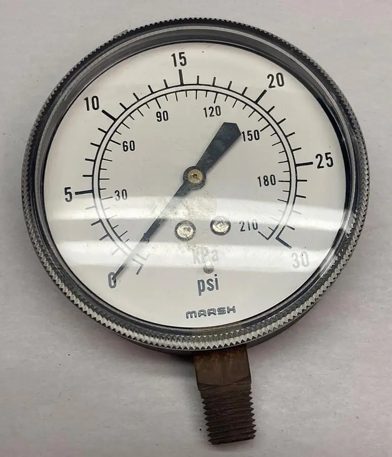 Used MARSH 0-30 Universal Pressure Meters Ohio US | Surplus Asset Holdings #1249511