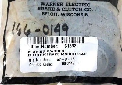 6 NEW WARNER ELECTRIC 166-0149 BALL BEARINGS 1660149