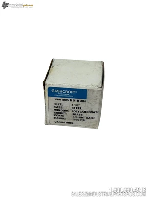 Used ASHCROFT 15W1005 H 01B 30# Universal Pressure Meters Kentucky US | Industrial Parts R Us Inc. #1407002