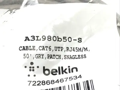 New | in-Stock Belkin A3L980b50-S Cable & Wire Michigan US | Maverick Industrial Sales #1393181