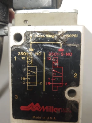USED MILLER FLUID POWER 3251-S-NO