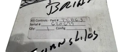 NEW XIS CONTROLS TCB 6.3 CIRCUIT BOARD CONTROL