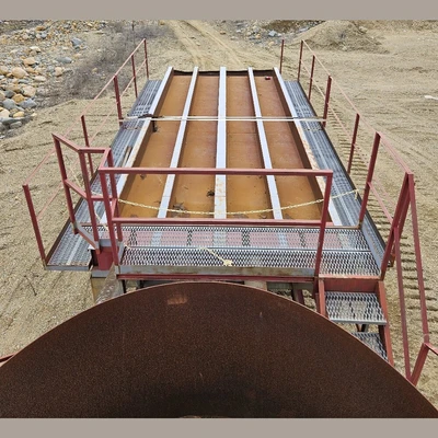 24in Wide x 22ft Long 4-Way Distribution Sluice