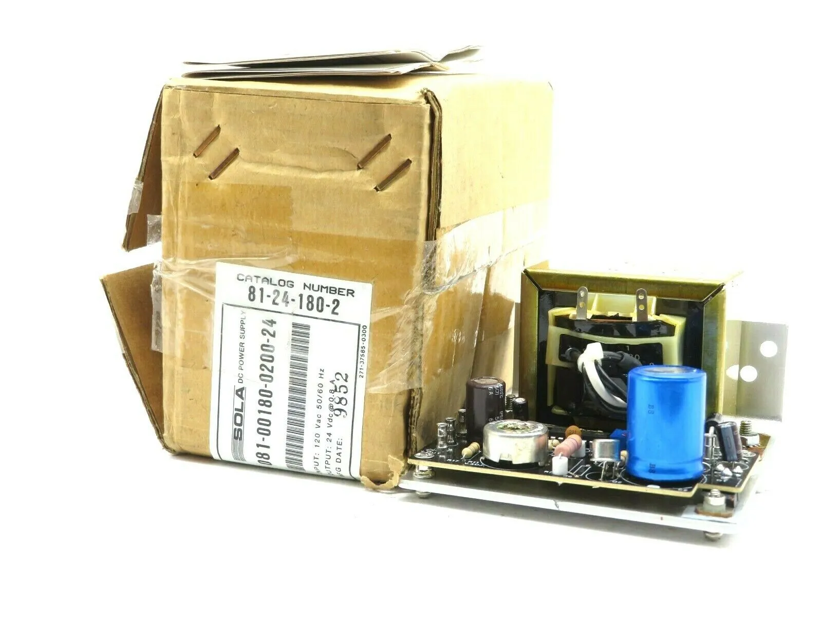 NEW SOLA 81-24-180-2 POWER SUPPLY 120 VAC 50/60 HZ 81241802