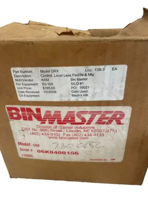 NEW BINMASTER GRX ROTARY LEVEL INDICATOR GRX